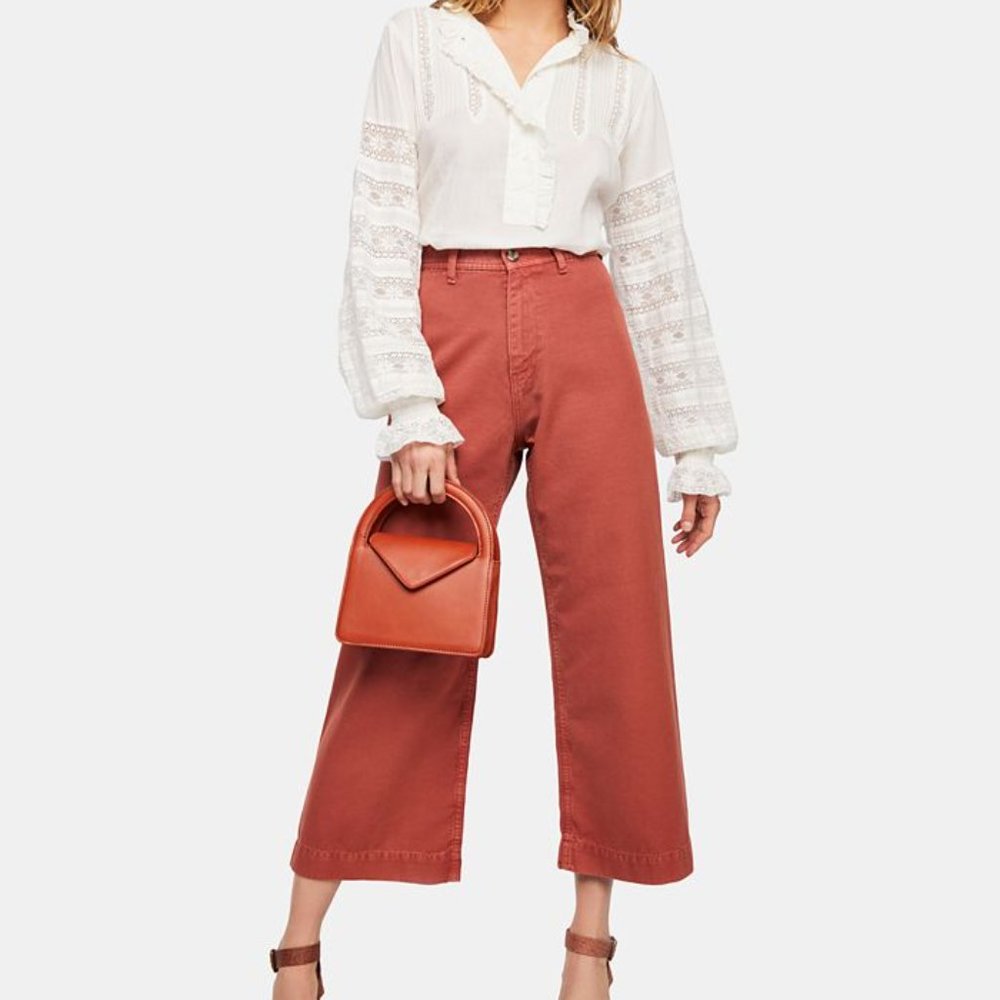 Free People Patti Pant in Chili Flake